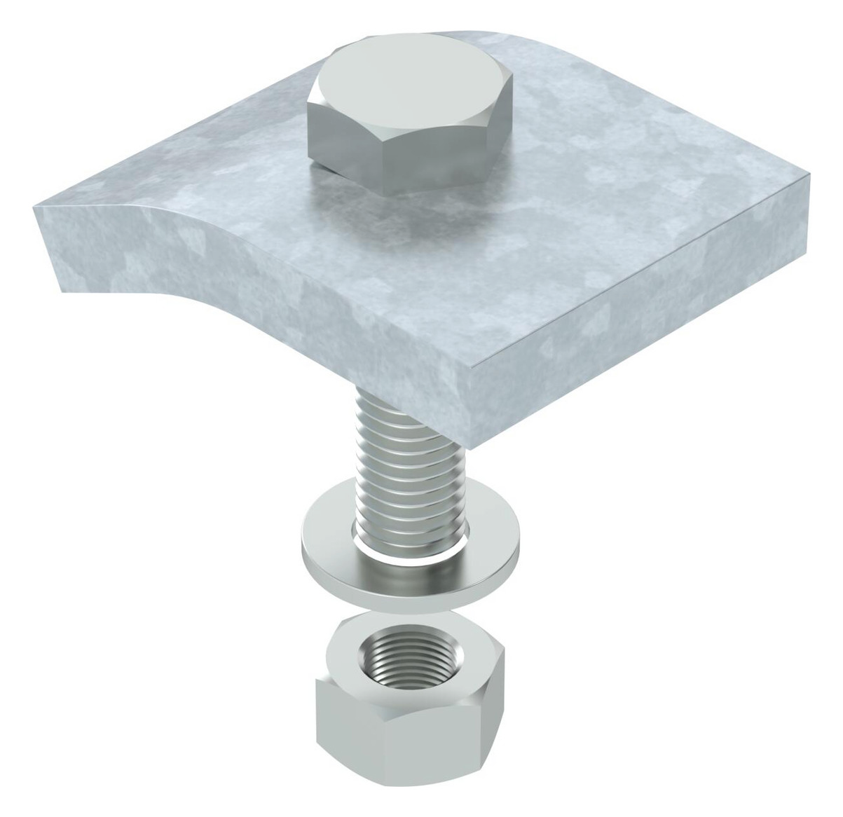 1St. OBO Bettermann 6355226 Klemmwinkel mit Sechskantschraube