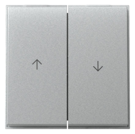 1St. Gira 329465 Wippe 2-fach Pfeil Gira TX_44 (WG UP) Farbe Alu