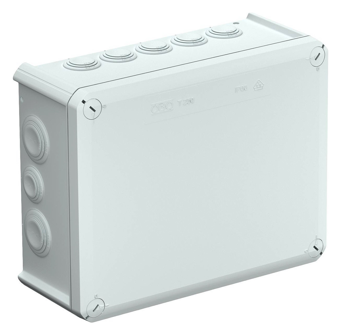 1St. OBO Bettermann T250 Kabelabzweigkasten mit Einführungen 1St. OBO Bettermann T250 Kabelabzweigkasten mit Einführungen