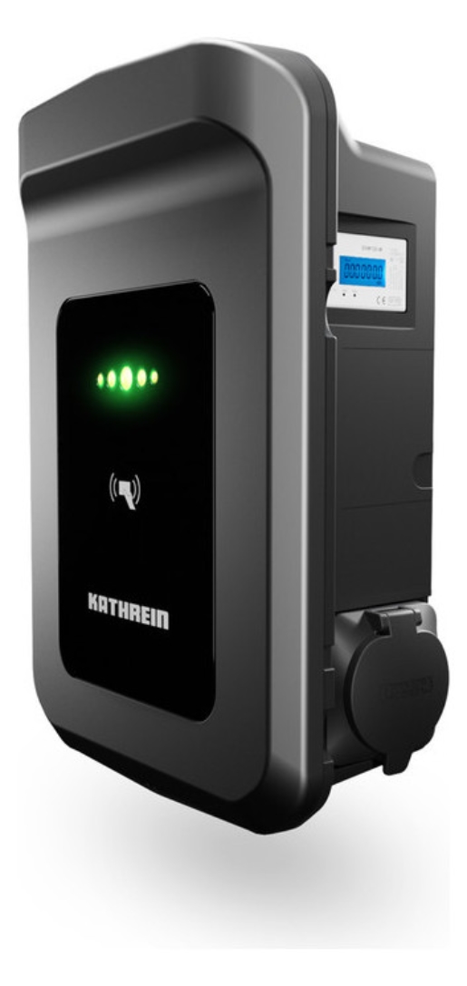 1St. Kathrein AC40-11-P-A Wallbox 11kW mit Ladedose Anthrazit