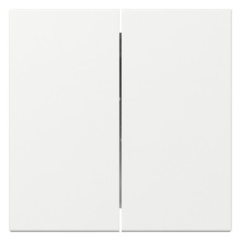 1St. Gira 349503 Wippe 2-fach gerade System 55 reinweiß glänzend