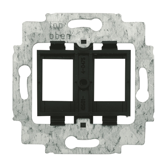 1St. Busch-Jaeger 1814 Tragring, mit schwarzem Sockel