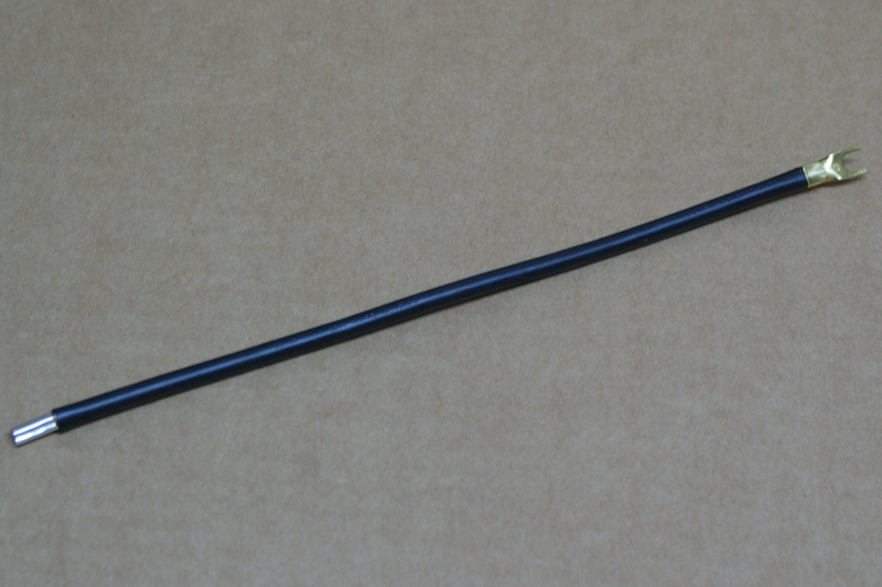 0,25m Kabelbrücke 10qmm 250mm lang Stift auf Gabel Verdrahtungsbrücke flexibel