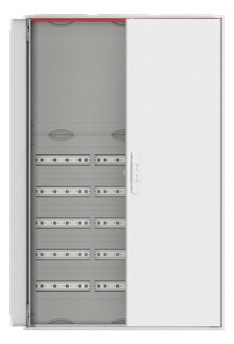 1St. Striebel & John CA38K Kleinverteiler Aufputz, 3FB, 8-reihig mit Klemmraum verkehrsweiß 2CPX052297R9999