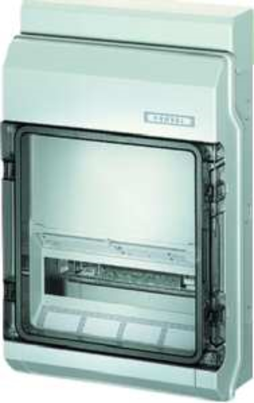 1St. Hensel KV 9220 KV 90-Automatengehäuse 12 Teilungseinh., 1reih. + 1 Tragschiene 6100430 KV9220