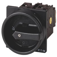 1St. Eaton T0-2-1/EA/SVB-SW 041246 Hauptschalter, 3p, Ie=12A, Griff schwarz, 0-1, 90°, Einbau TO21EASVBSW...
