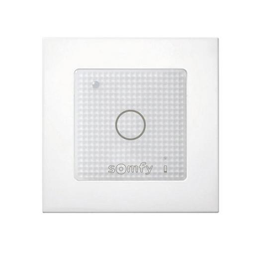 1St. Somfy Funkwandsender io 1-Kanal f 1822651 inkl. Rahmen, weiß