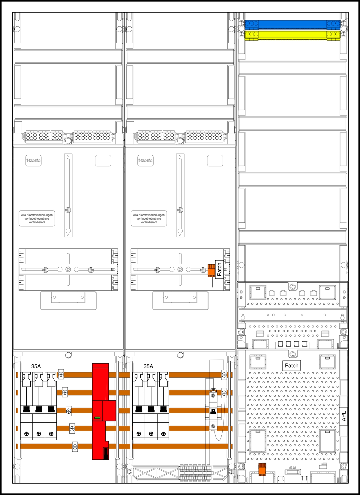 1St. F-Tronic 3HZ732APZRFZ35B6ÜS 3HZ732APZRFZ35B6ÜS, 2 ZP, 1 VAPZRFZ inkl. APL, SLS 35A, ÜSS, SPVGB6, 2 PPV, 1 PL150 7190507