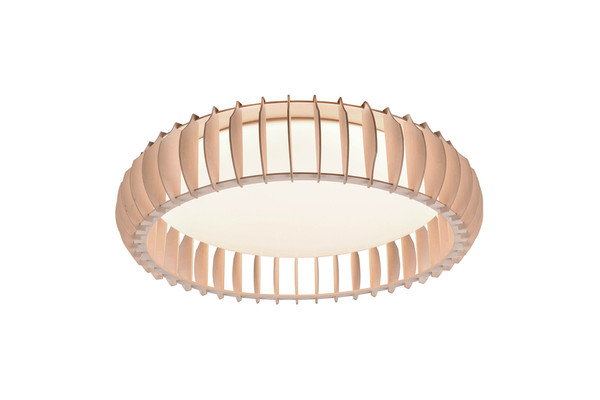 1St. REALITY R62171930 LED Deckenleuchte Holz