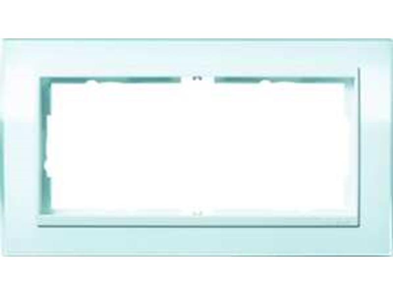 1St. Gira 1002723 Rahmen 2fach ohne Mittelsteg für Reinweiß Gira Event Klar Weiß