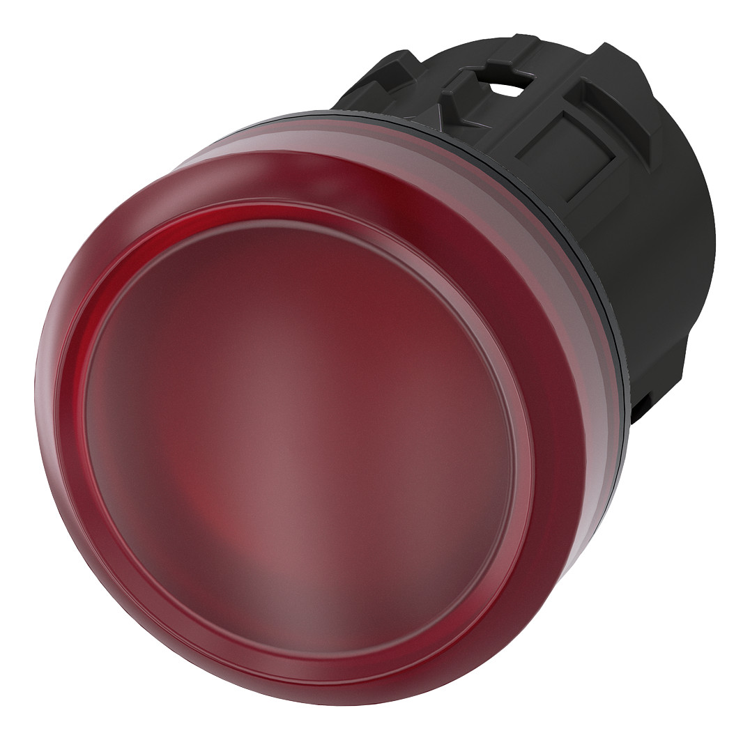 1St. Siemens 3SU1001-6AA20-0AA0 Leuchtmelder, 22mm, rund, Kunststoff, ro 1St. Siemens 3SU1001-6AA20-0AA0 Leuchtmelder, 22mm, rund, Kunststoff, ro