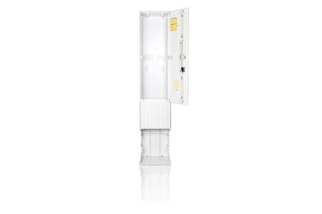 1St. F-Tronic ZSA171 Leersäule ZSA171, 1-feldrig, H=1710mm, mit Montageplatte 7160218
