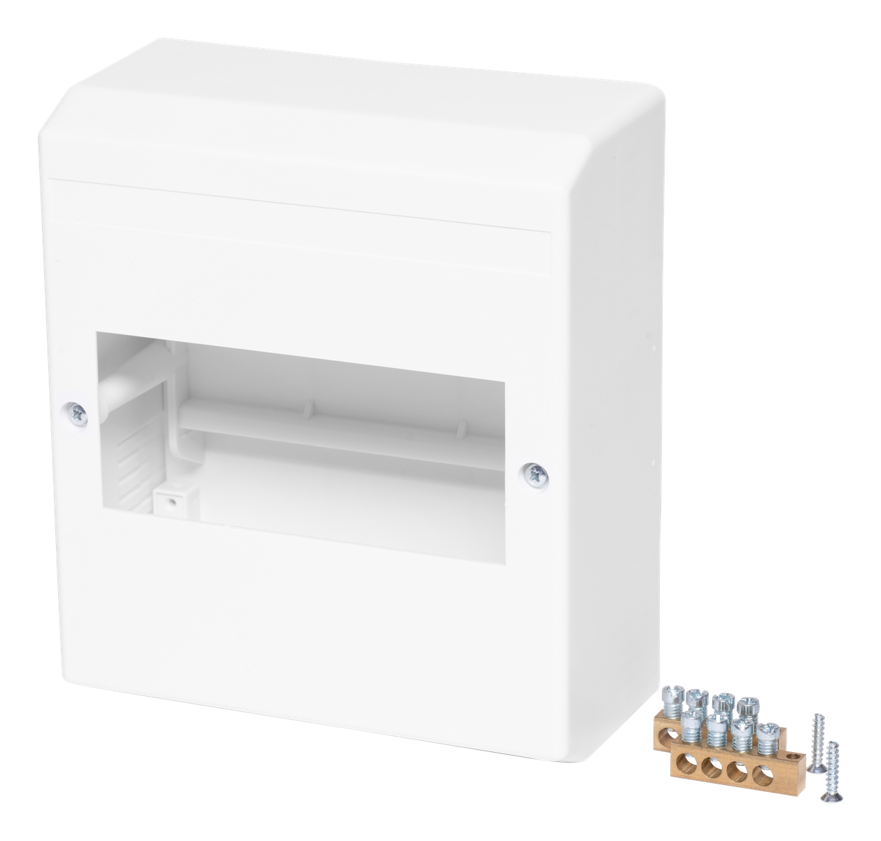 1St. F-Tronic KV06K AP Automatenk. KV06K, 6 Mod., ws, PE/N-Klemme, 160x140x65mm 7260015