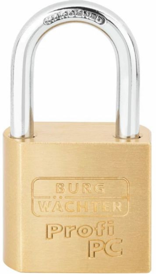 1St. Burg-Wächter Zylinder-Vorhangschloss Profi 116 PC 50 für Schließzylinder