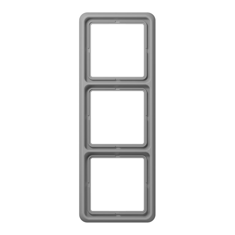 1St. Jung CD583GR Rahmen 3fach für waagerechte und senkrechte Kombination CD 583 GR