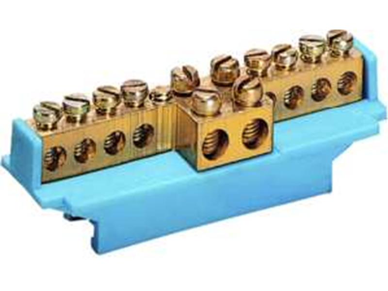 1St. Hager KM10N Messingkl. NZ-Zählertafel N 10 Klemmstellen