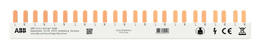 1St. ABB PSX1/24N Phasenschiene FlexLine 1P+N 24Pins 10qmm 1St. ABB PSX1/24N Phasenschiene FlexLine 1P+N 24Pins 10qmm