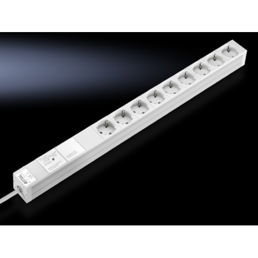 1St. Rittal DK 7240.330 Steckdosenleiste 9 Dosen Überspannungssch. u. Filter, DK 7240330 7240330 1St. Rittal DK 7240.330 Steckdosenleiste 9 Dosen Überspannungssch. u. Filter, DK 7240330 7240330