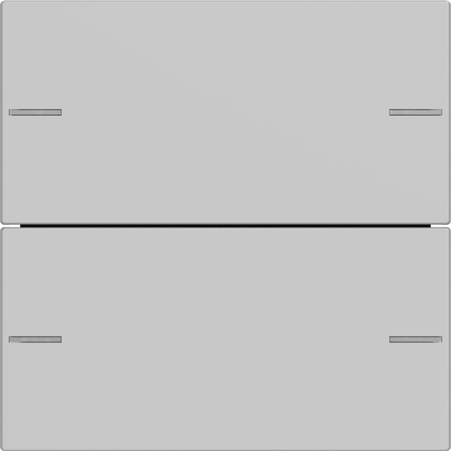 1St. Gira 5752015 Wippenset 2fach für Tastsensor 4, Grau matt