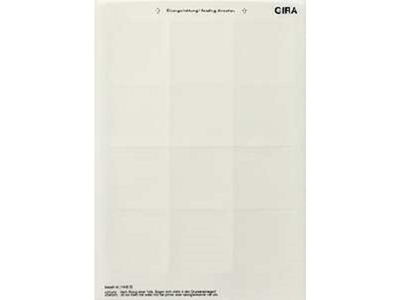 1St. Gira 145800 Beschriftungsbögen 62 x 62 mm Zubehör