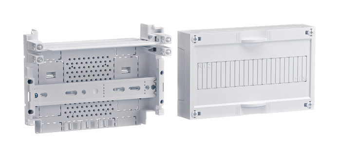 1St. Hager ZY150RFZ RfZ Montagefeld, universZ, 150x250mm, mit Hutschiene