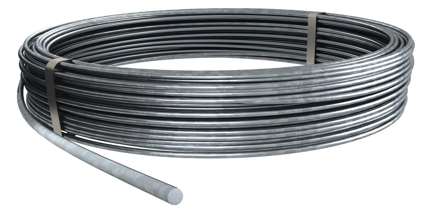 80m Obo Bettermann RD 10 Rundleiter 80m Ring 10mm, St, FT,Inhalt: