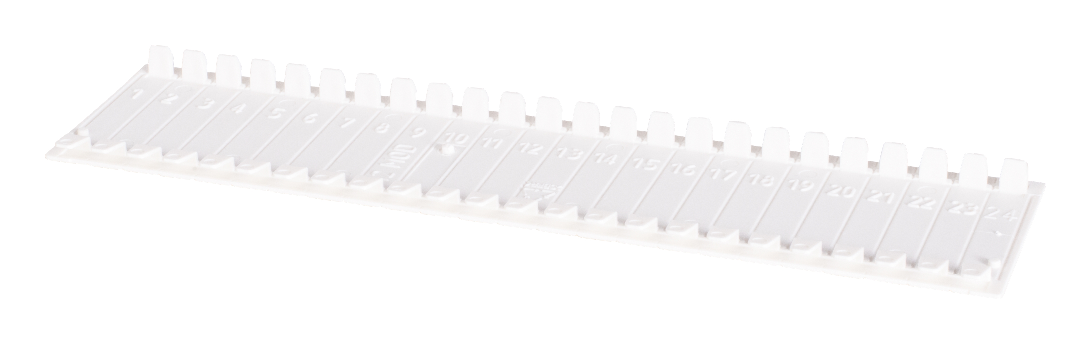 10St. F-Tronic ADS12W Abdeckstreifen 12 Module, ws 7290032