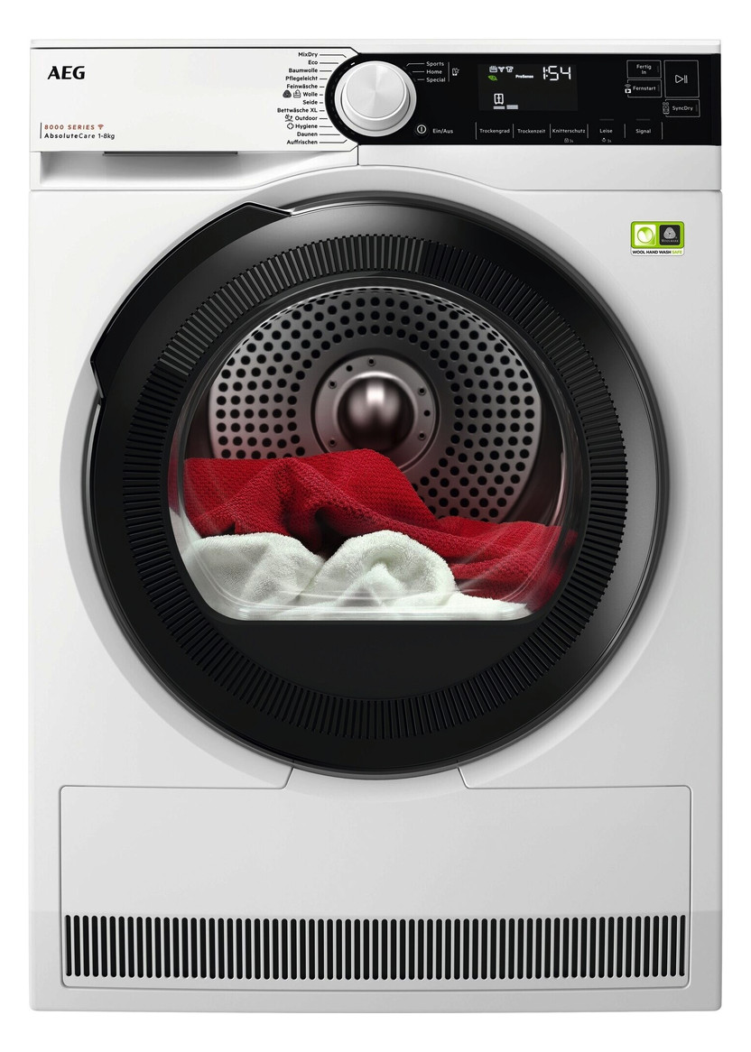 1St. AEG LAVATHERM TR8W70788 Waermepumpentrockner 8kg