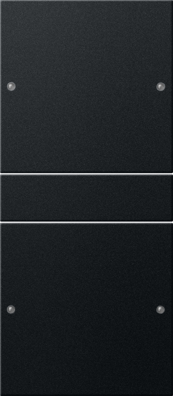 1St. Gira 2182005 Wippenset 2f (1+1) System 55 Schwarz m(lack.)