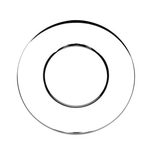 1St. NLEDEBSHVARBLFIXALCR Feststehende IP65 Aluminium Blende Chrom