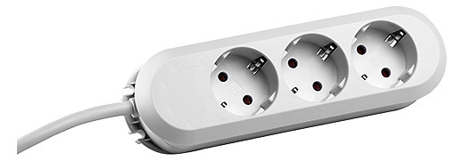 3m Bachmann 388.271 weiß Tischsteckdose smart 3-fach 3M