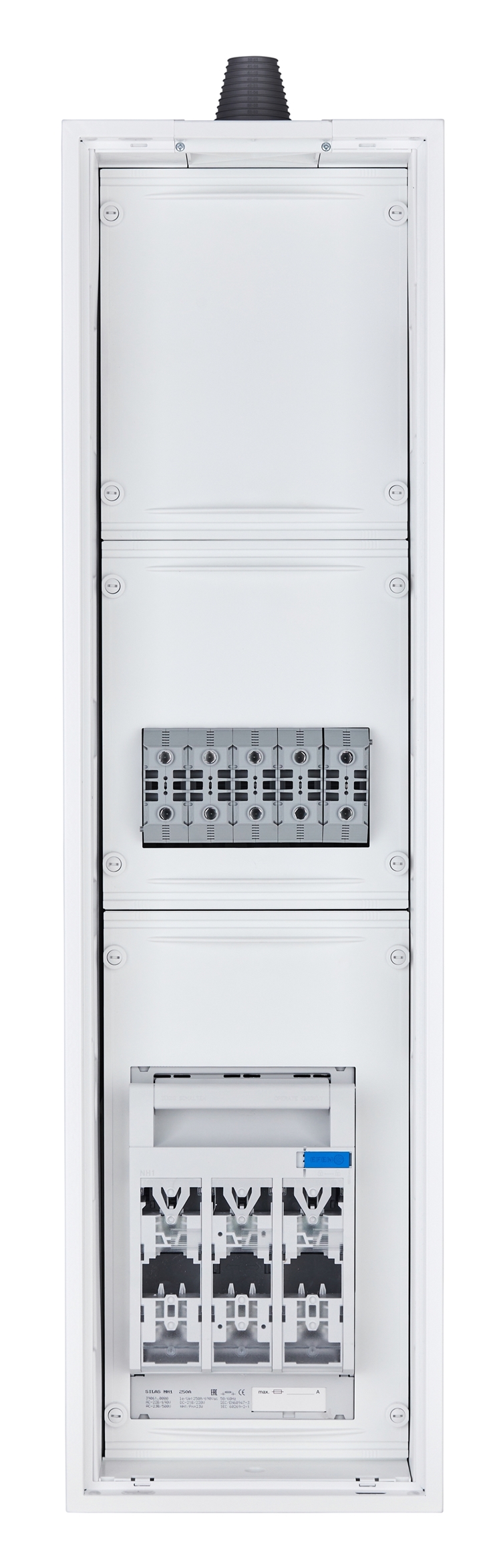1St. F-Tronic EIN1100-NH1 Einspeisegehäuse 1100 B=300mm, bis 240mm², inkl. NH1-Trenner, SV5 7110212