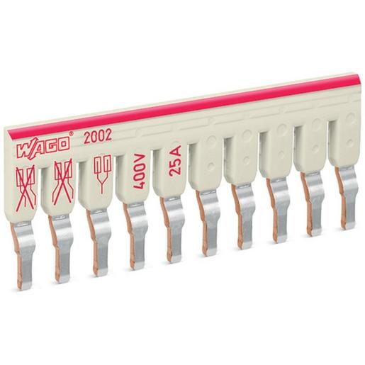 25St. Wago 2002-480 Schachtelbrücker 10-fach isoliert 25St. Wago 2002-480 Schachtelbrücker 10-fach isoliert