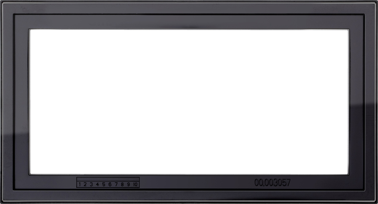 1St. Gira 131205 Montageadapter 2fach E2 Schwarz