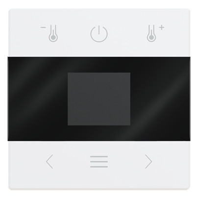 1St. Busch-Jaeger 1794 MDRT-84 Zentralscheibe für Raumtemperaturregler mit Display Bluetooth studioweiß 2CKA006430A0420