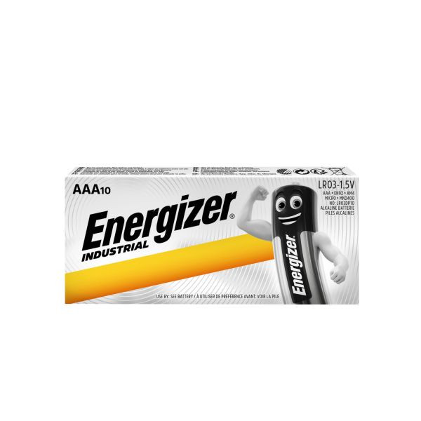 1St. ENERGIZER LR03 Industrial (10 Micro Industrial 1,5Volt 10er Packung