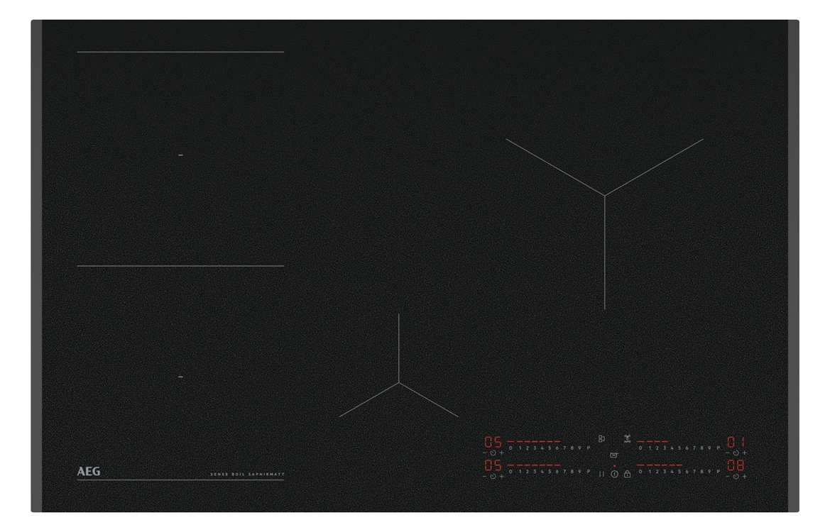 1St. AEG TII84B10FZ Autark Kochfelder Induktion 80cm und 60cm