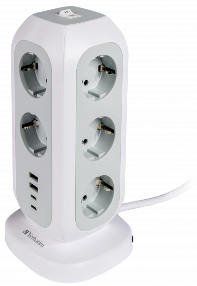 1St. VERBATIM EUPT-01 EUPT01 Steckdosen Tower