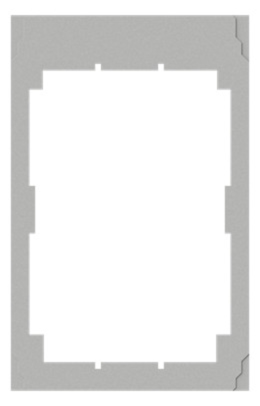 1St. Striebel & John ZH425 Einfachblende NH00, Zubehör CombiLine Innenausbausystem lichtgrau 2CPX062952R9999