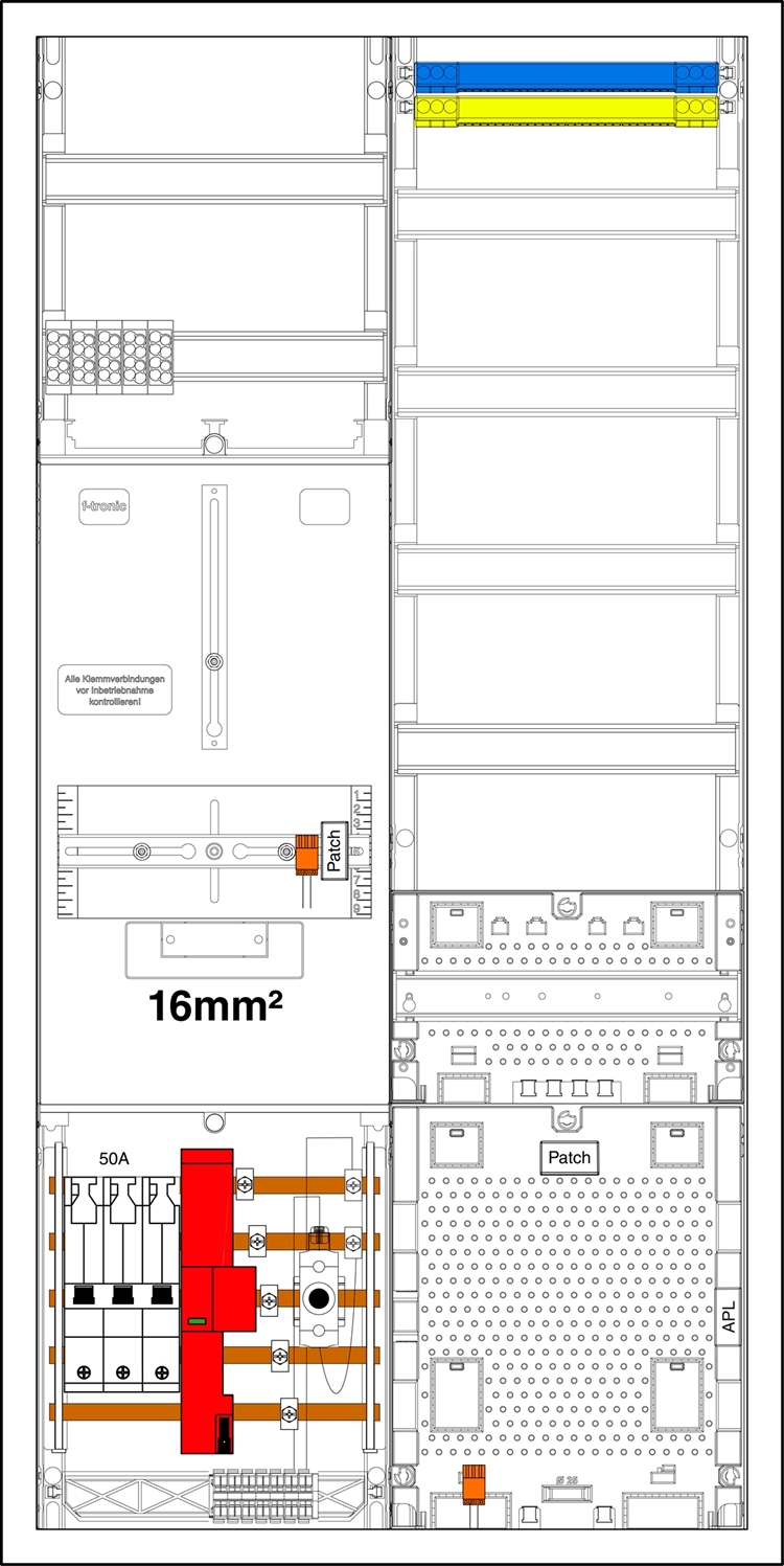 1St. F-Tronic 3HZ721APZRFZ50D01Ü16 3HZ721APZRFZ50D01ÜS-16, 1 ZP 16mm²,1 VAPZRFZ inkl. APL, SLS50A,SPVGD01,ÜSS,2 PPV,PL100 7190210