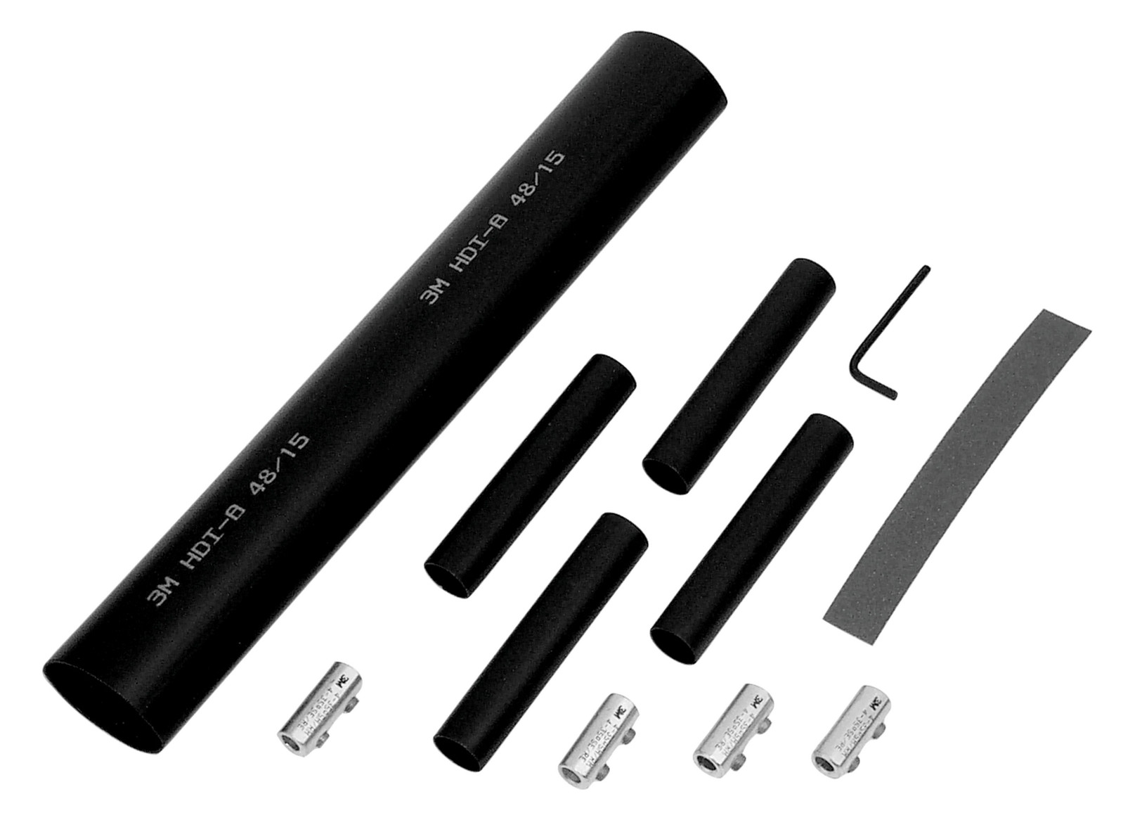 1St. 3M 91-AHSC-16/5 Warmschrumpf-Verbindungsgarnitur 91-AHSC, 4/5 x 1,5-4/5 x 16mm² TE100043070 91AHSC165