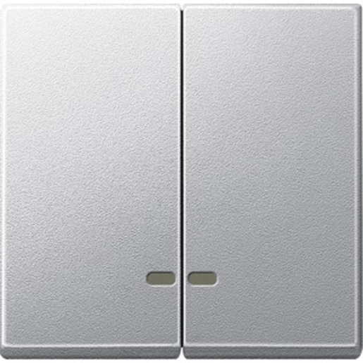 1St. Merten MEG3420-0460 Doppelwippe mit Kontrollfenster, alumini MEG3420-0460