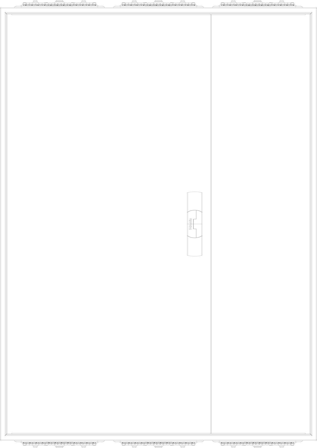 1St. F-Tronic ZA113 Leergehäuse ZA113, IP31/IP43, H=1100mm, B=800mm 7120508