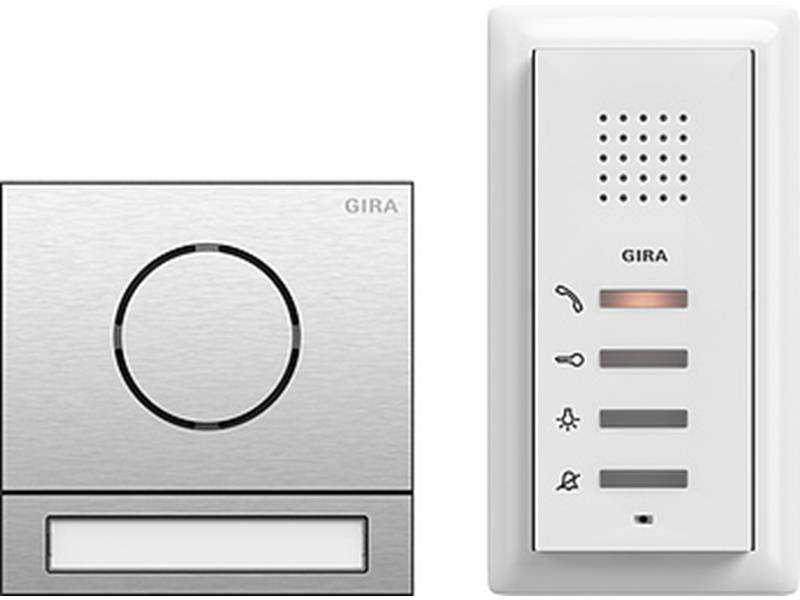 1St. Gira 2406000 EFH-Paket Audio System 106 Edelstahl