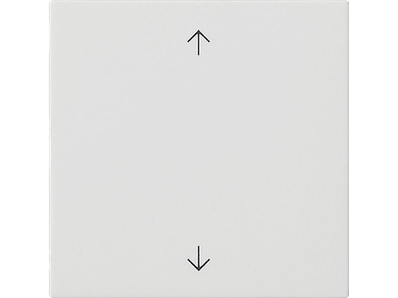 1St. Gira 536127 S3000 Bedienaufsatz Pfeilsymbole System 55 Reinweiß matt