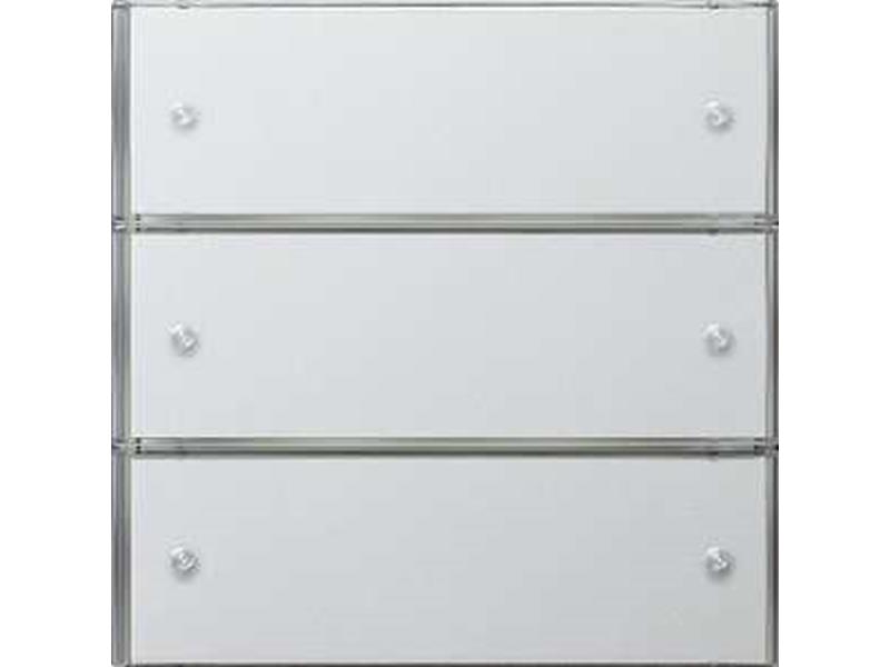 1St. Gira 2033112 KNX Tastsensor 3 Komfort 3fach Flächenschalter Reinweiß