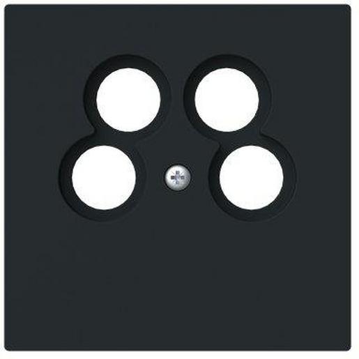 1St. Busch-Jaeger 1743/10-04-45M Zentralscheibe für Antennendosen 4-fach