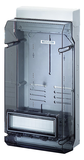 1St. Hensel KV 9337 KV-Zählergehäuse mit Zähler- tragpl.+Klappdeckel, 295x583x182 mm 6100103 KV9337