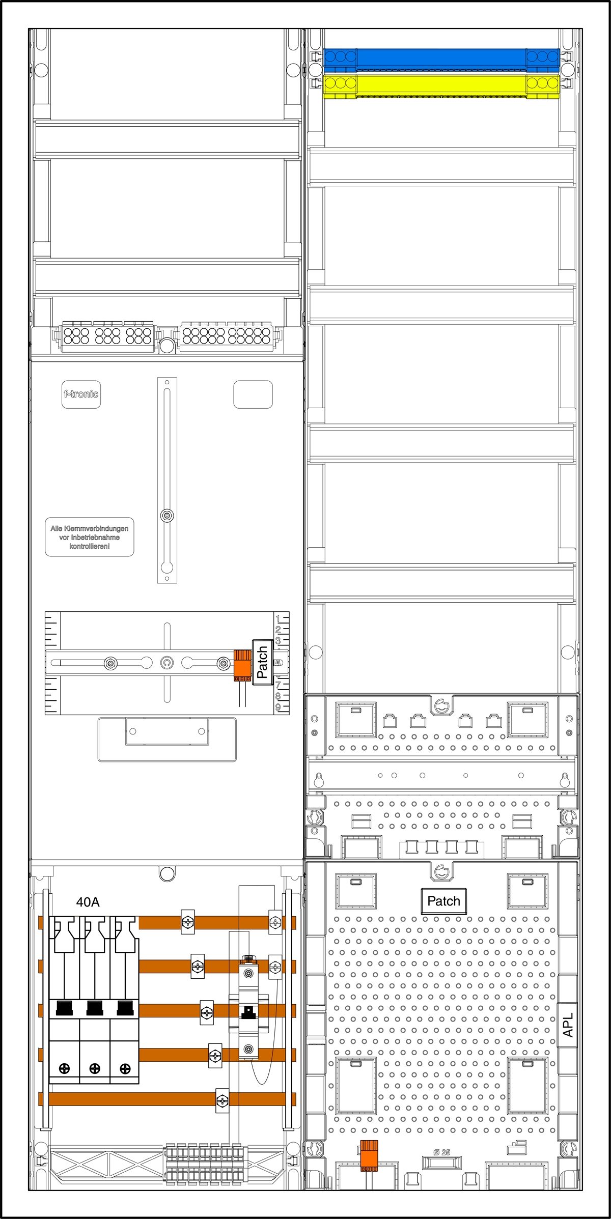 1St. F-Tronic 3HZ721APZRFZ40B10 3HZ721APZRFZ40B10, 1 ZP, 1 VAPZRFZ inkl. APL, SLS 40A, SPVGB10, 2 PPV, 1 PL100 7190116