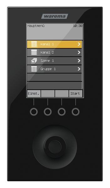 1St. WAREMA 1002734 Wisotronic 1-Kanal schwarz